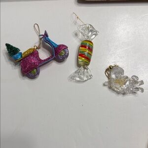 Colorful Holiday Ornament Set